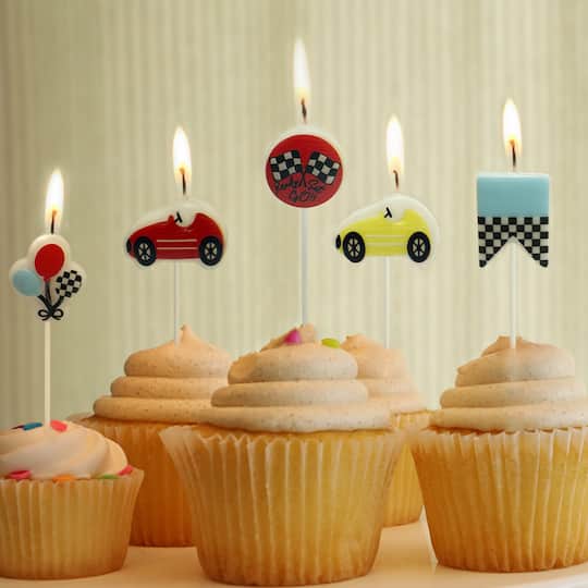 12 Pack: Racing Icon Candles Set by Celebrate It™